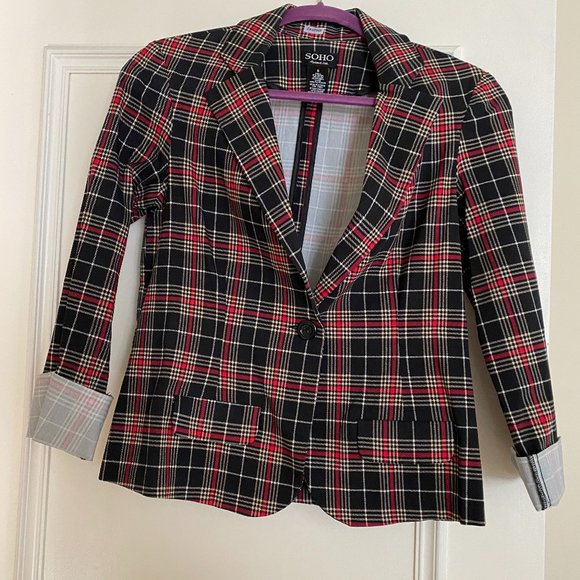 Plaid Blazer - Picture 1 of 2